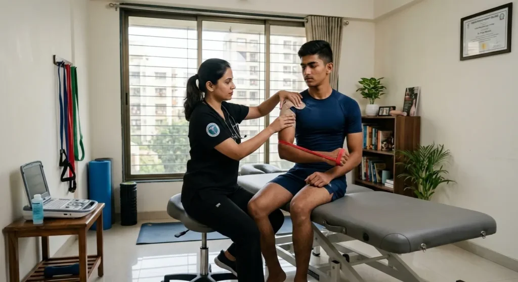 Sports physiotherapy at home in Mumbai for injury recovery and rehabilitation