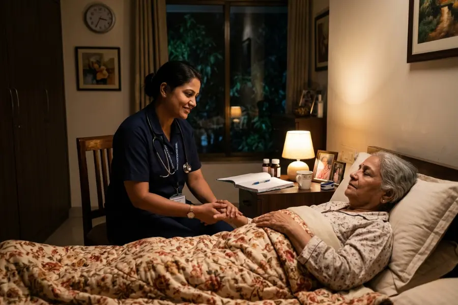 Patient Care at Home 8 Night Vigilance care