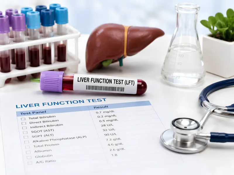 Liver Function Test LFT at home Mumbai